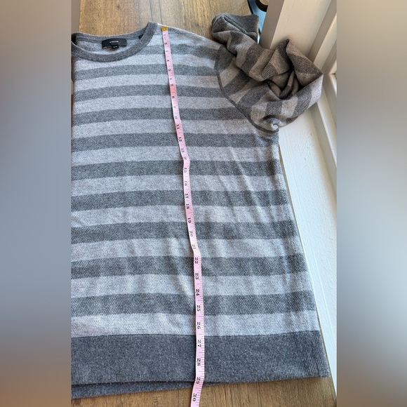 VINCE Mens Grey Striped Wool Blend Sweater Size XL - Picture 6 of 6